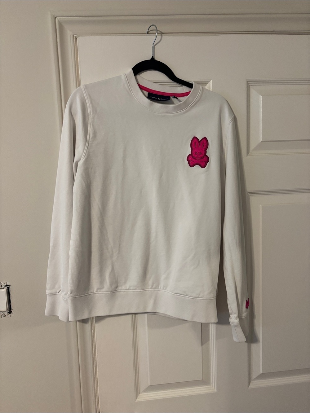 White psycho bunny size small crewneck sweater
